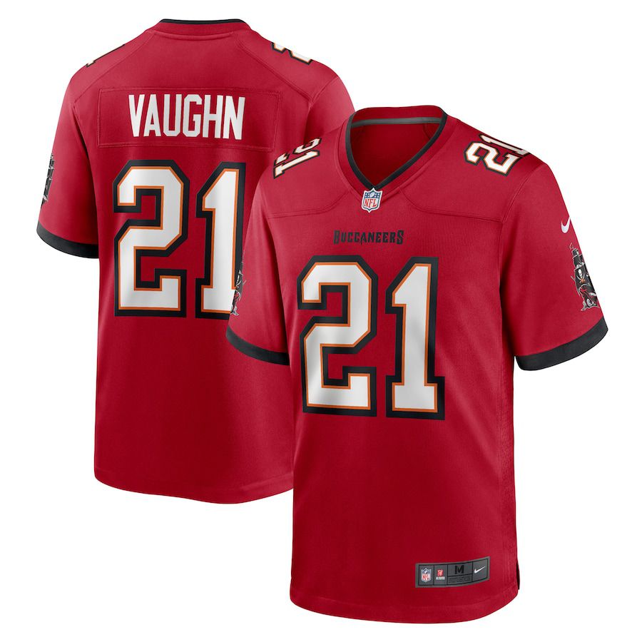 Men Tampa Bay Buccaneers #21 Ke Shawn Vaughn Nike Red Player NFL Jersey->tampa bay buccaneers->NFL Jersey